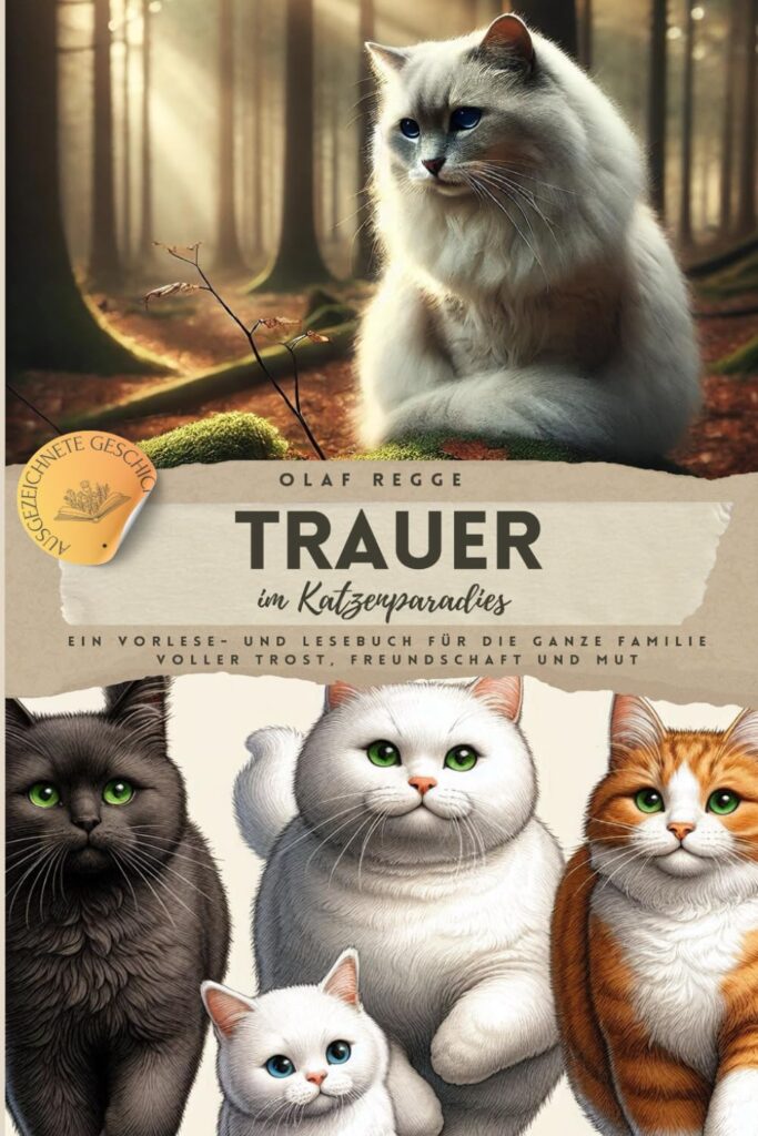 Trauer im Katzenparadies: Herzerwärmende Geschichten über Katzen die Abschied nehmen - Trauer, Hoffnung und neue Anfänge: Ein Vorlese- und Lesebuch für die ganze Familie